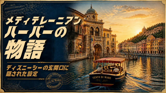 【知れば知るほど沼る…】東京ディズニーシー「メディテレーニアンハーバー」に隠された物語