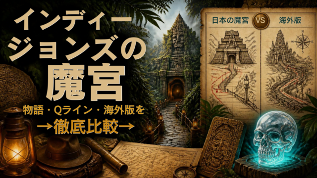【再開前に予習】インディ・ジョーンズ・アドベンチャー：クリスタルスカルの魔宮を徹底解剖｜背景ストーリー・Qラインの小ネタ・ライドの秘密